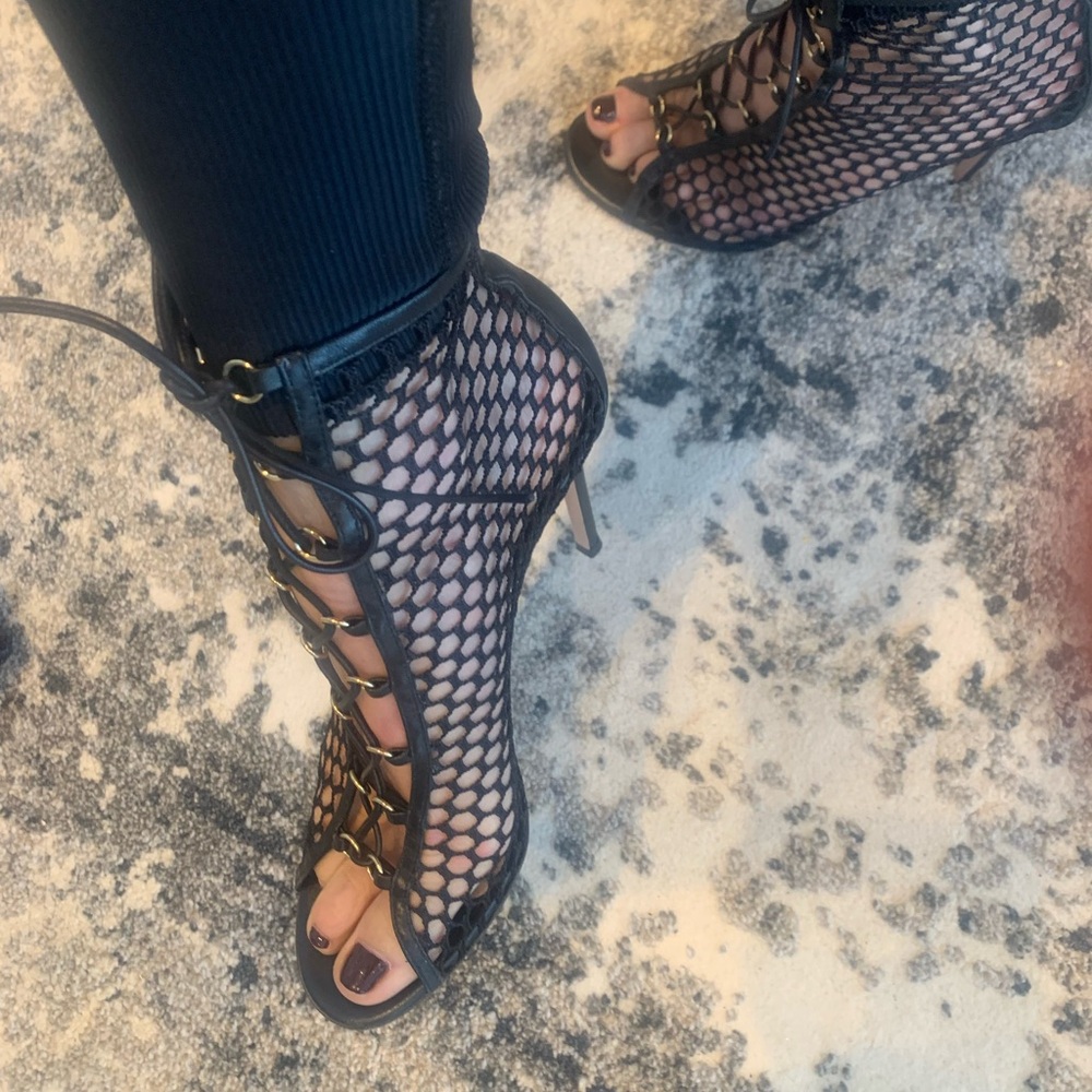 Gianvito Rossi Helena Caged Bootie - Picture 3 of 8
